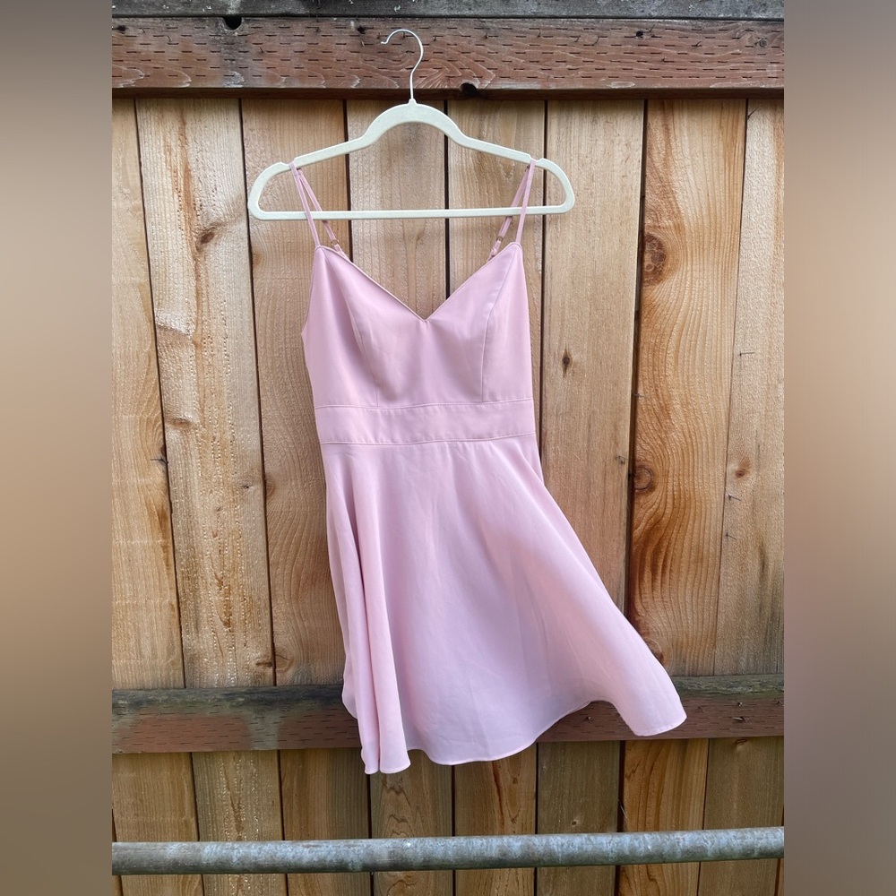 Lulus Pink Celebration Dress